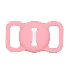 Soft Silicone Airtag Dog Collar Holder Anti-Lost