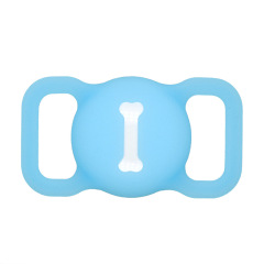 Soft Silicone Airtag Dog Collar Holder Anti-Lost