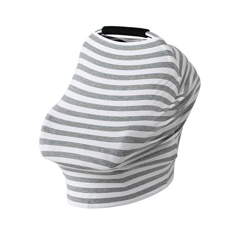 Baby Cotton Stroller Cover Soft Nursing Cover for Breastfeeding High Stretchy