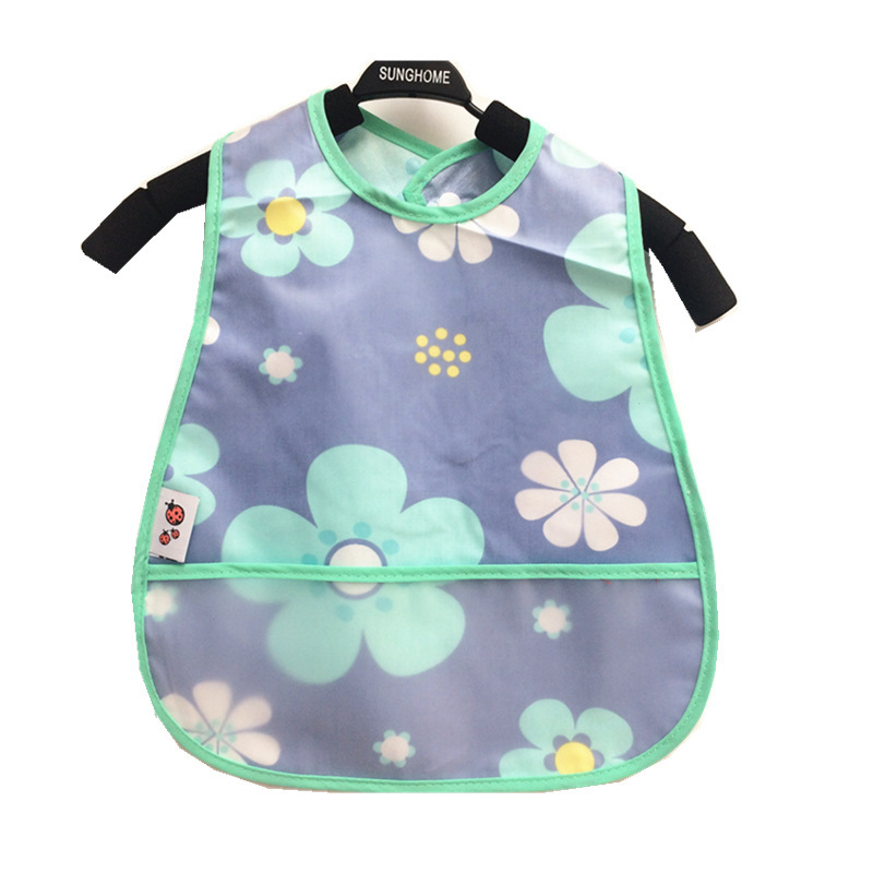 Mess Proof Baby Bib Waterproof Toddler Apron Double Layer