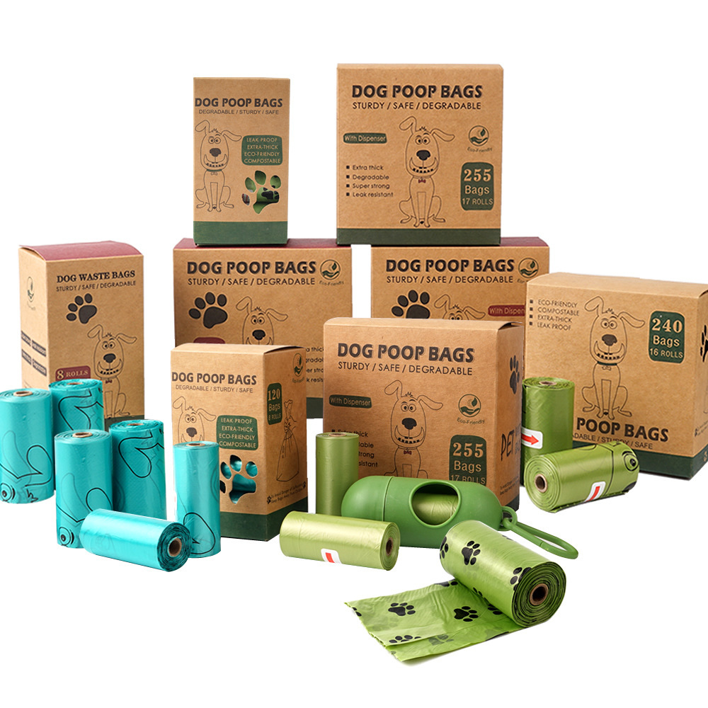 Dog Poop Bags Rolls Leakproof Strong Sturdy Pet Trash Bags