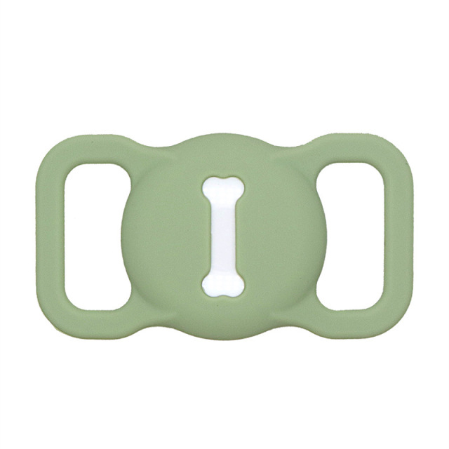 Soft Silicone Airtag Dog Collar Holder Anti-Lost