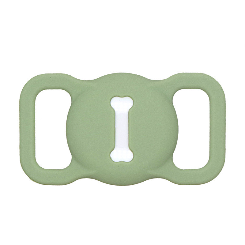 Soft Silicone Airtag Dog Collar Holder Anti-Lost
