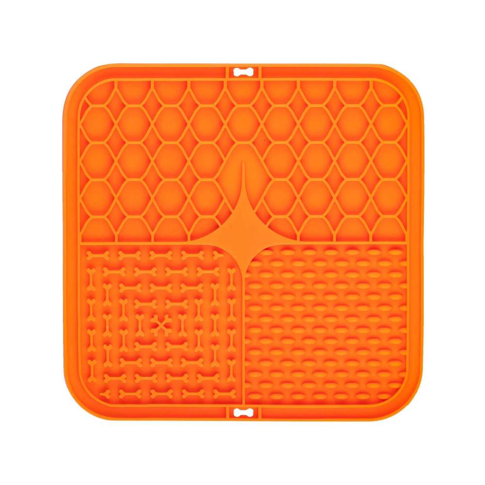 Pet Slow Feeder Lick Pad with Suction Cups Calming Mat