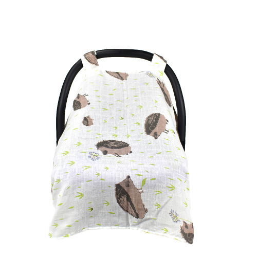 Muslin Carseat Cover Breathable Lightweight Baby Carrier Cover