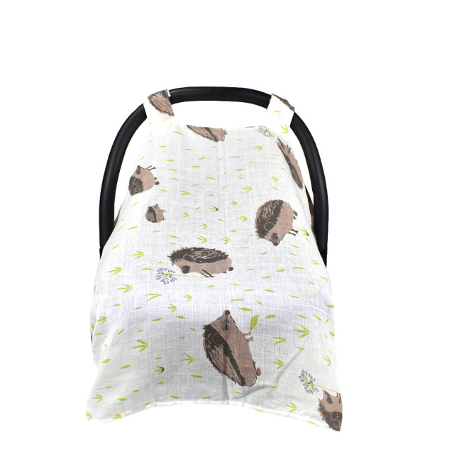 Muslin Carseat Cover Breathable Lightweight Baby Carrier Cover