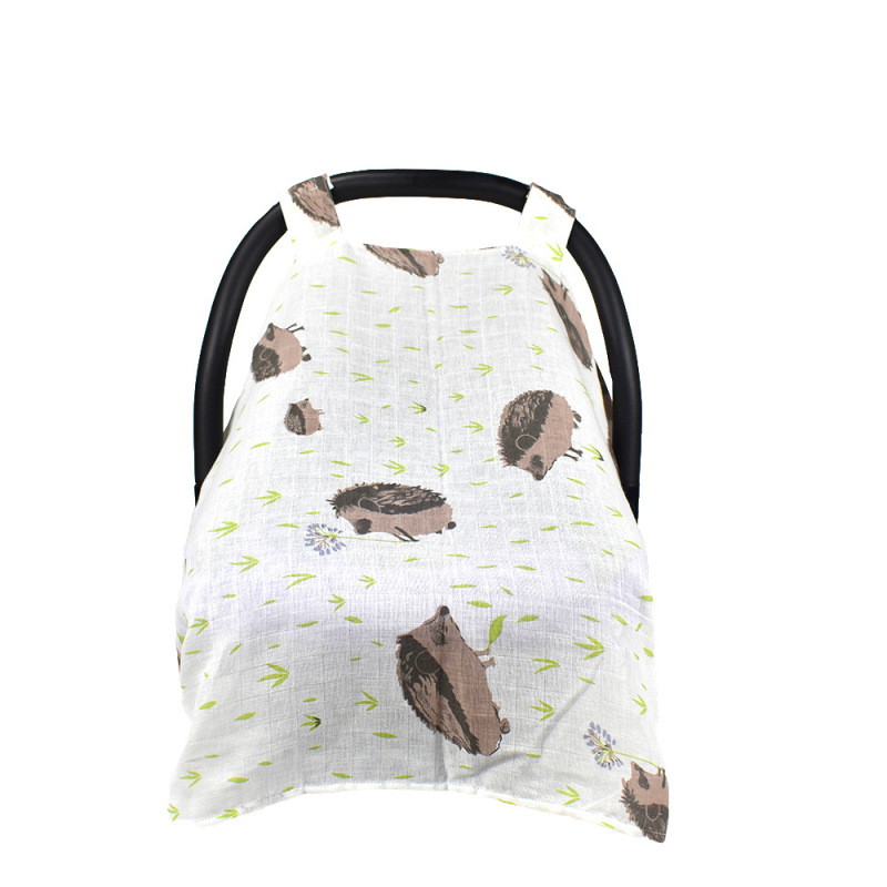 Muslin Carseat Cover Breathable Lightweight Baby Carrier Cover