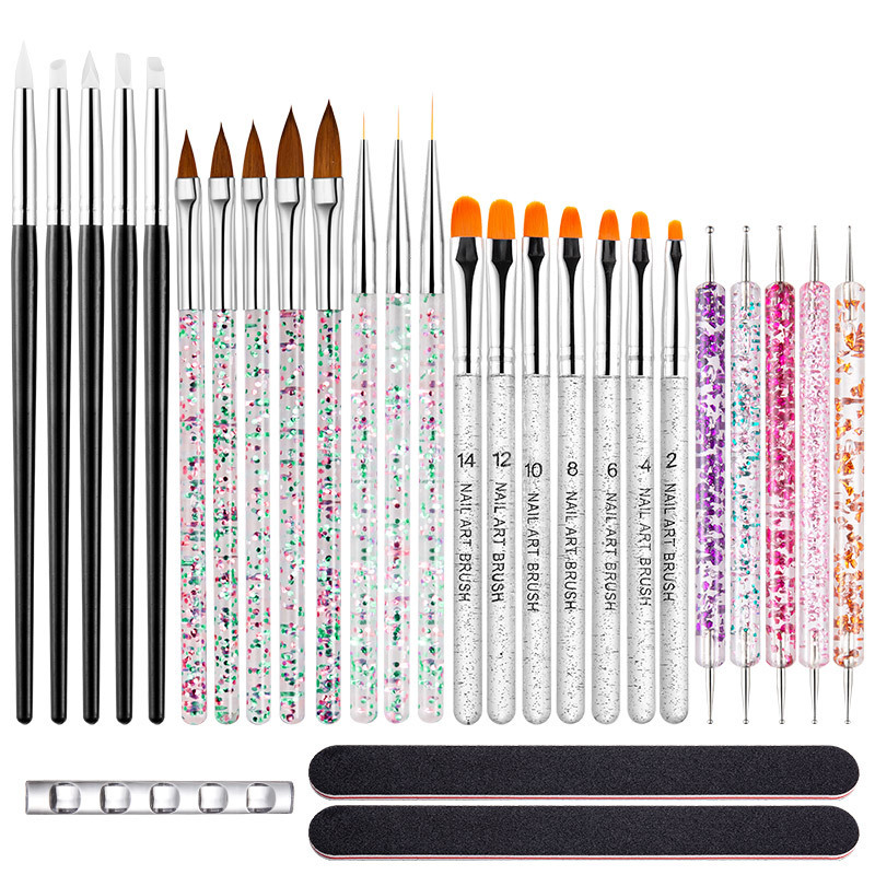 Nail Art Brushes Tool Set Dotting Tool Liner Pen Painting Brush