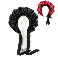 Satin Silk Hair Bonnet for Sleeping with Adjustable Straps