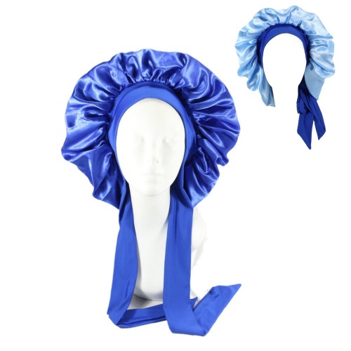 Satin Silk Hair Bonnet for Sleeping with Adjustable Straps