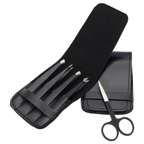 4/5 Pack Stainless Steel Tweezers Set Precision Eyebrow Facial Hair Removal Tweezers
