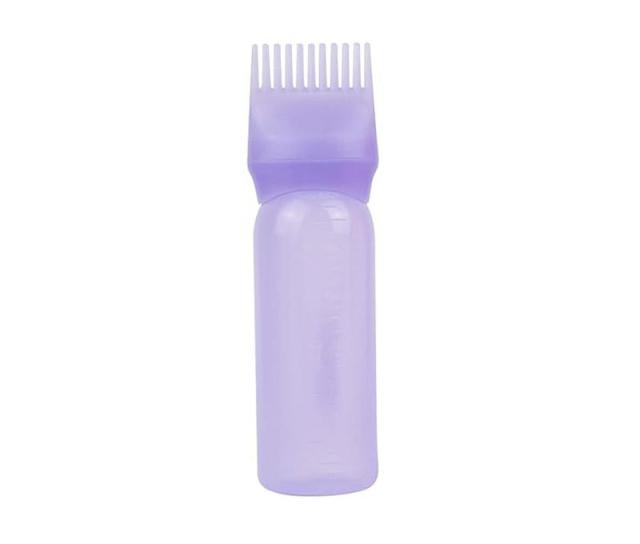 Hair Dye Bottle Applicator Tools Root Comb Brush for Hair Oiling