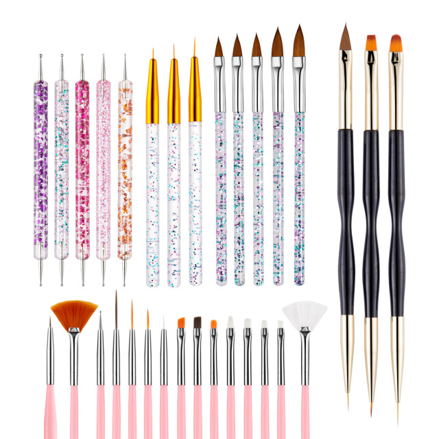Nail Art Brushes Tool Set Dotting Tool Liner Pen Painting Brush