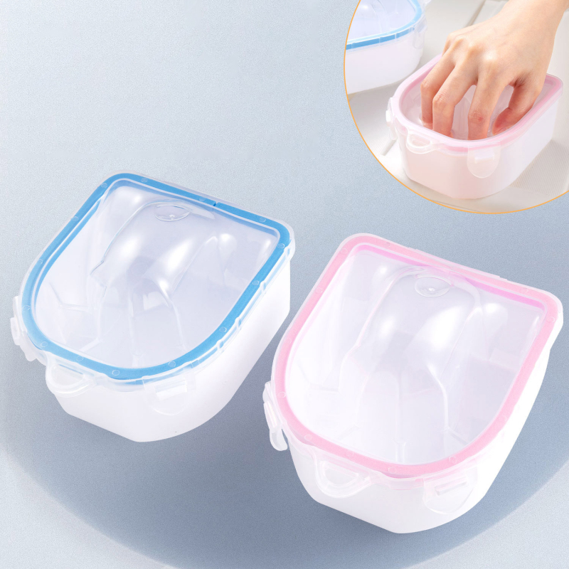 Nail Soaking Bowl Cuticle Powder Remover Tools Kit Soak Off