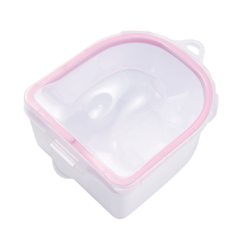 Nail Soaking Bowl Cuticle Powder Remover Tools Kit Soak Off