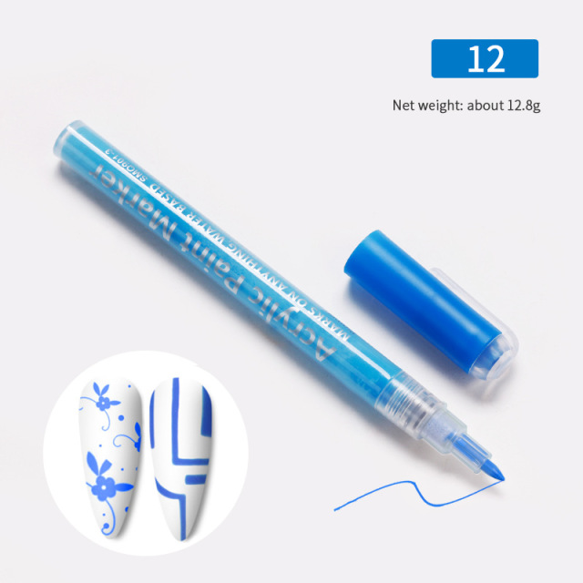 Nail Art Pens Set Point Liner Pen Dotting Tools Acrylic Paint