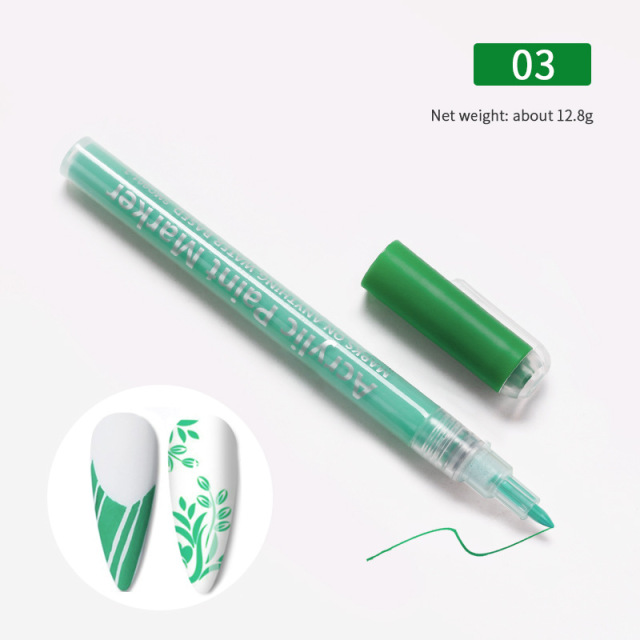 Nail Art Pens Set Point Liner Pen Dotting Tools Acrylic Paint