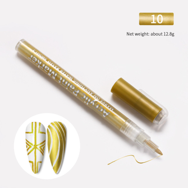 Nail Art Pens Set Point Liner Pen Dotting Tools Acrylic Paint