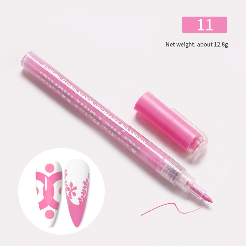 Nail Art Pens Set Point Liner Pen Dotting Tools Acrylic Paint