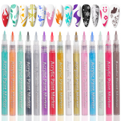 Nail Art Pens Set Point Liner Pen Dotting Tools Acrylic Paint