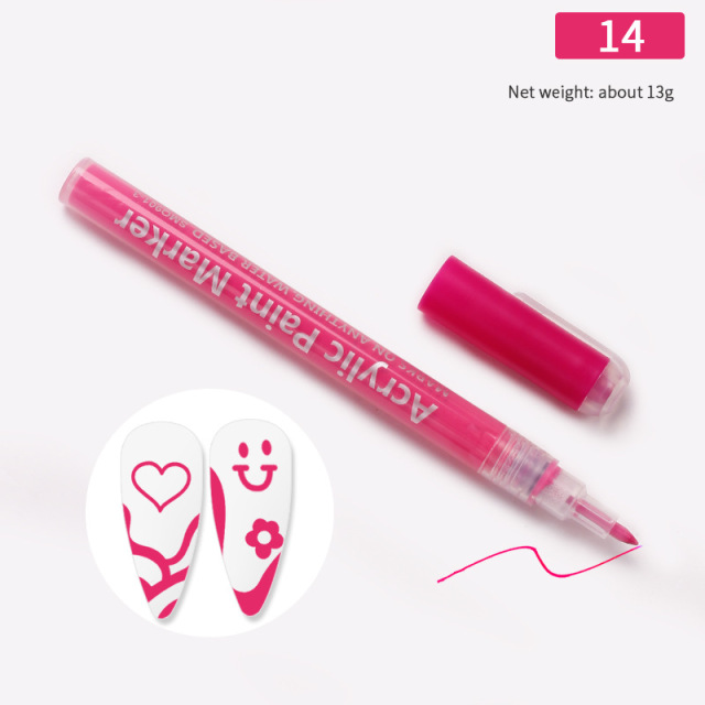 Nail Art Pens Set Point Liner Pen Dotting Tools Acrylic Paint