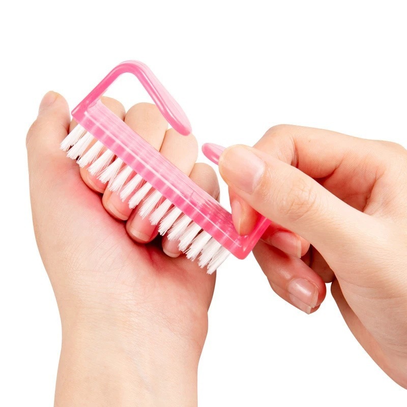 Hand Grip Fingernail Scrub Cleaning Brushes Light Durable