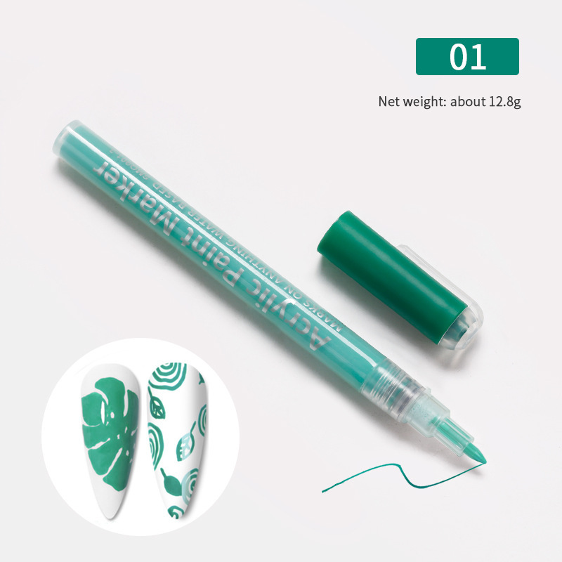 Nail Art Pens Set Point Liner Pen Dotting Tools Acrylic Paint