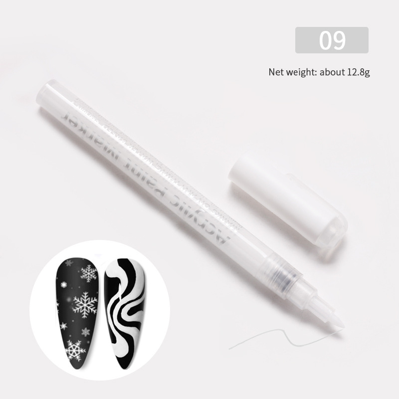 Nail Art Pens Set Point Liner Pen Dotting Tools Acrylic Paint