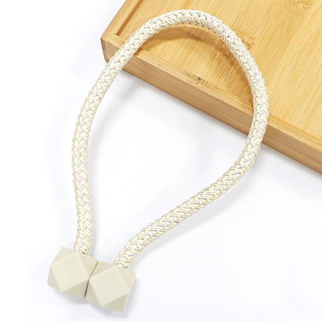 Magnetic Curtain Tiebacks Thicker Twist Rope Decorative