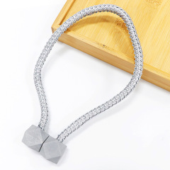 Magnetic Curtain Tiebacks Thicker Twist Rope Decorative