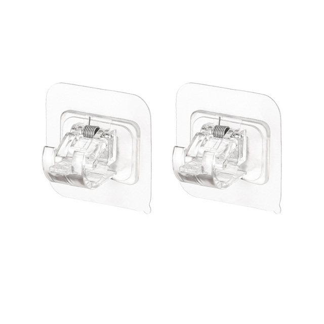 No Drill Curtain Rod Brackets Self Adhesive Curtain Rod Holder