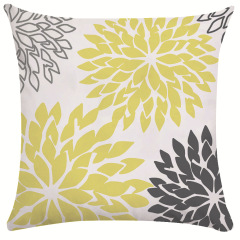 Leaf Geometric Throw Pillow Cover Decorative Cushion Cover