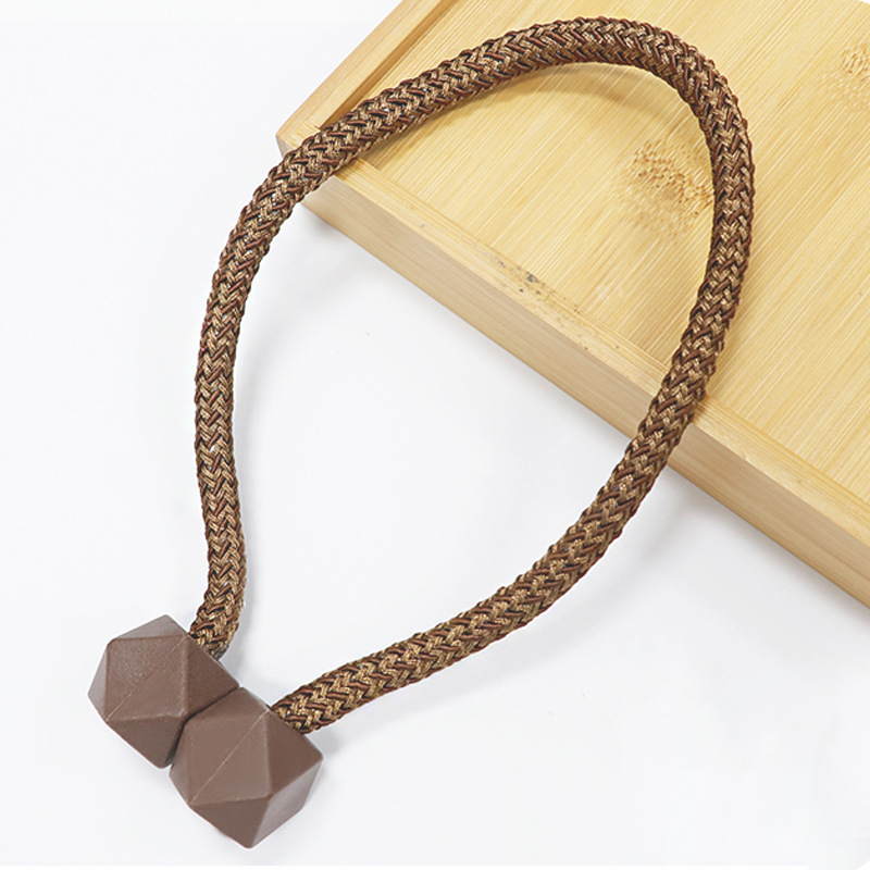 Magnetic Curtain Tiebacks Thicker Twist Rope Decorative