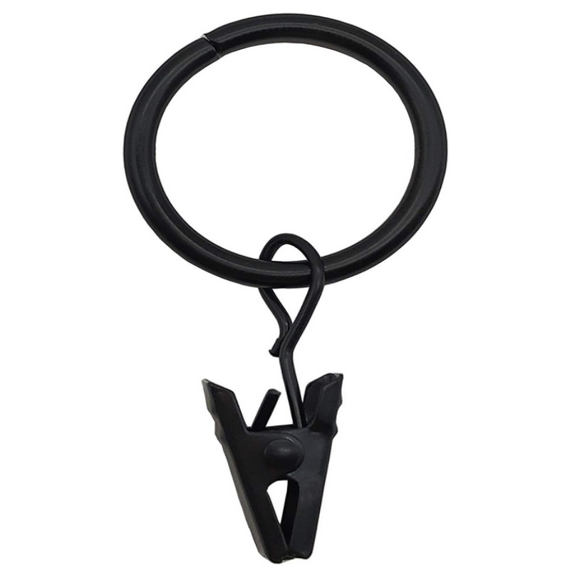 Curtain Drapery Clips with Rings Durable Plating Rustproof