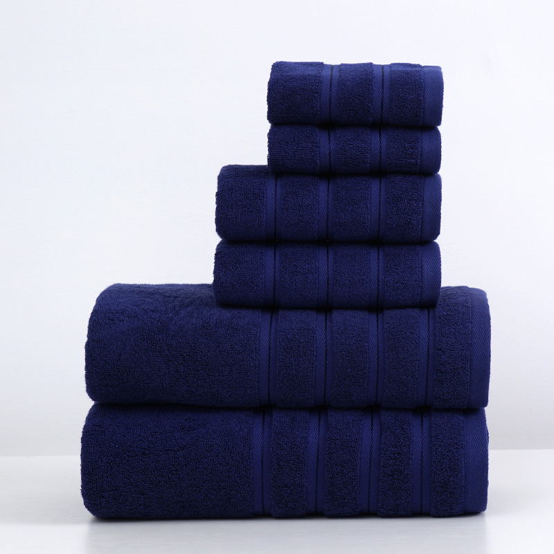 100% Cotton Large Bath Towel Hand Towel Set 3 Sizes Super Absorbent