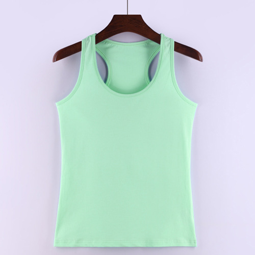 Women Cotton Plus Sleeveless Shirts Tank Top
