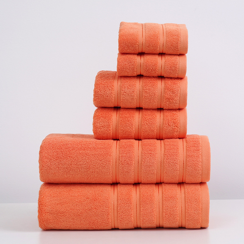 100% Cotton Large Bath Towel Hand Towel Set 3 Sizes Super Absorbent