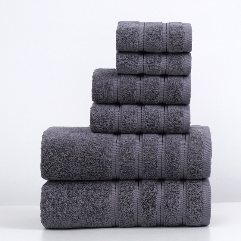 100% Cotton Large Bath Towel Hand Towel Set 3 Sizes Super Absorbent