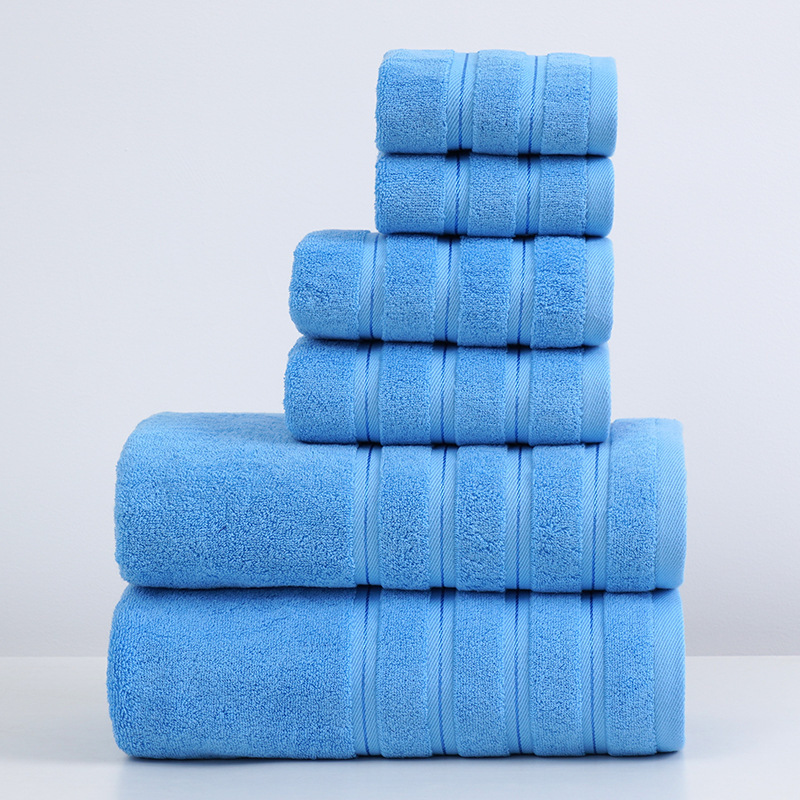 100% Cotton Large Bath Towel Hand Towel Set 3 Sizes Super Absorbent
