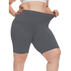 Women Plus Size Biker Shorts with Pockets High Waisted