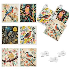 sku02-6pcs bird opp bag