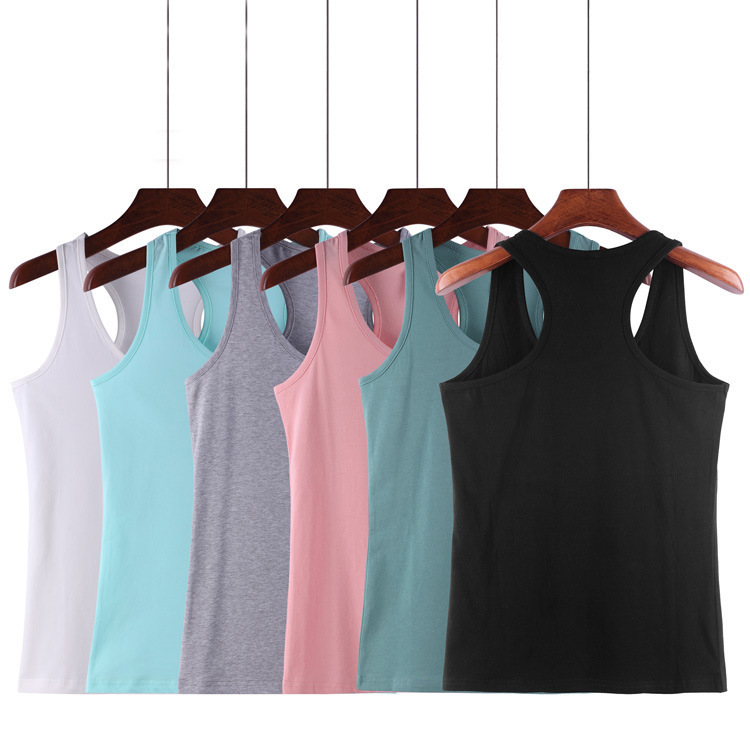 Women Cotton Plus Sleeveless Shirts Tank Top