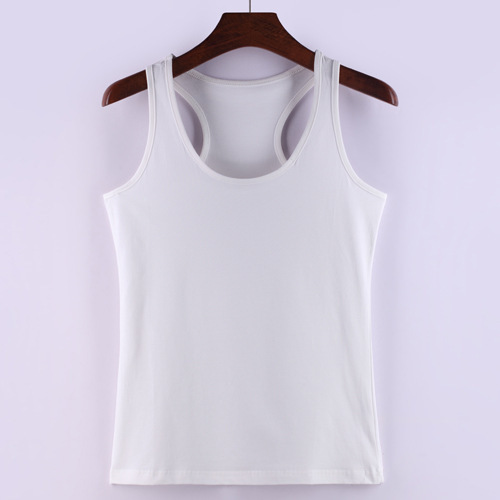 Women Cotton Plus Sleeveless Shirts Tank Top