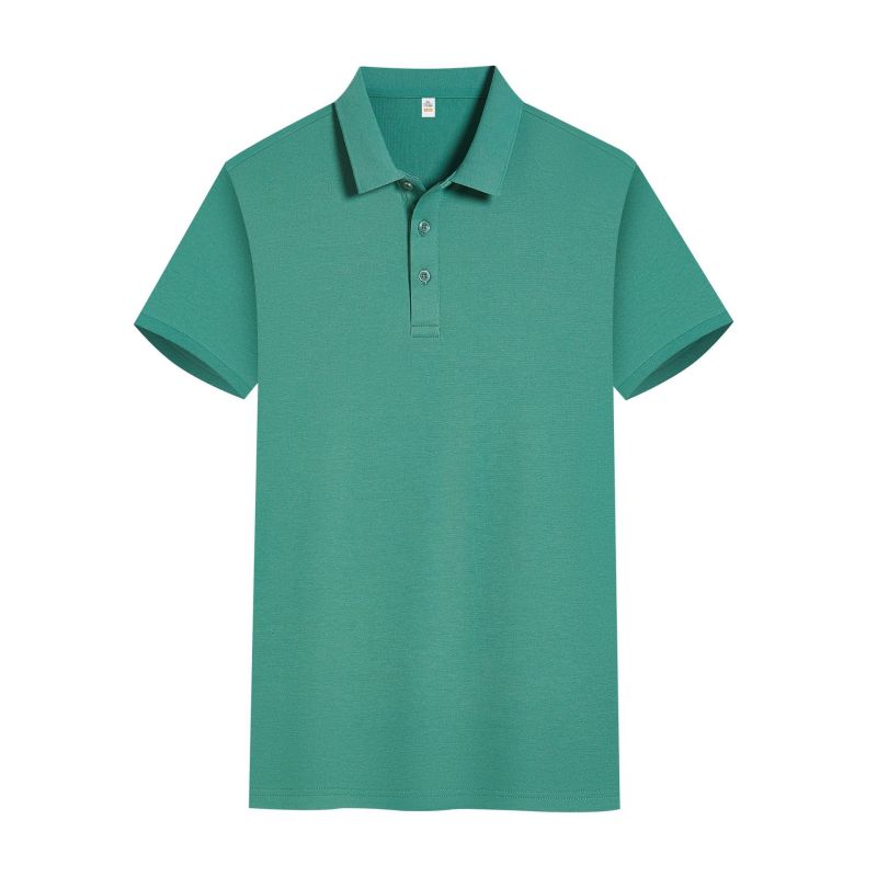 Men Women Polo Shirt Solid Color Breathable Customize Logo