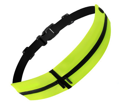 Running Belt Secure Jogging Pouch Waterproof with Reflective Stripe