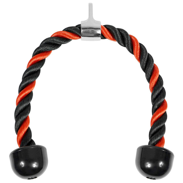 Tricep Rope Cable Attachment Pull Down Rope with Carabiner