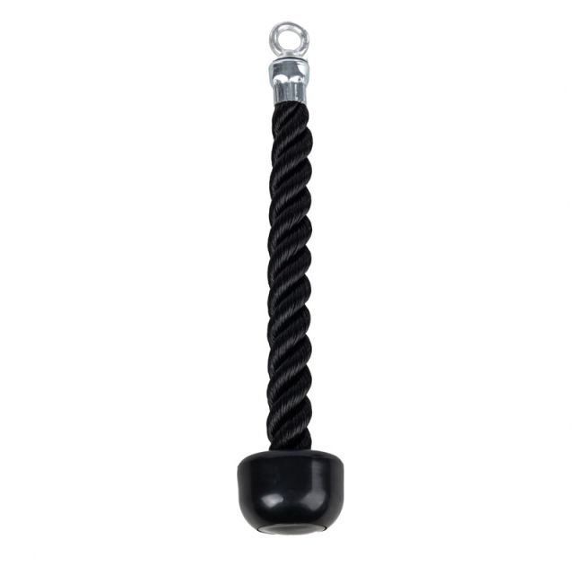 Tricep Rope Cable Attachment Pull Down Rope with Carabiner