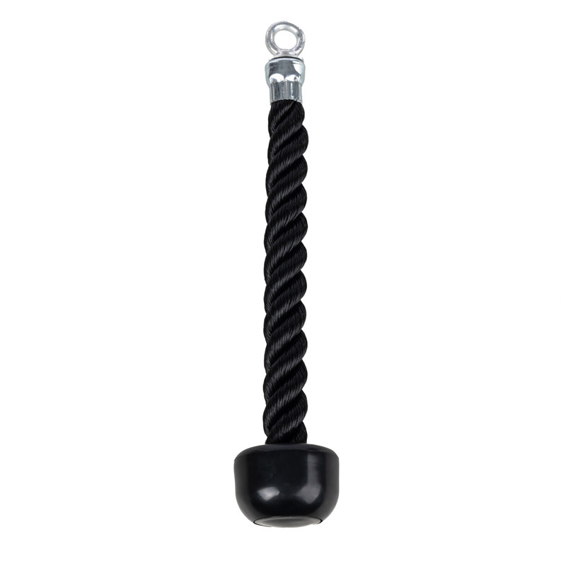 Tricep Rope Cable Attachment Pull Down Rope with Carabiner