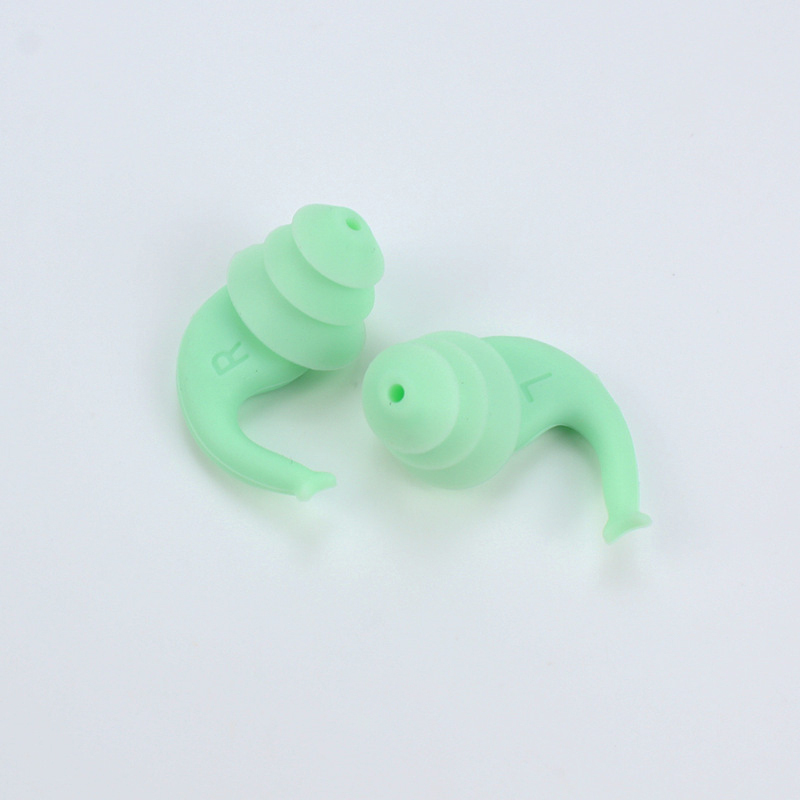 Waterproof Silicone Swim Earplugs Reusable for Water Sports
