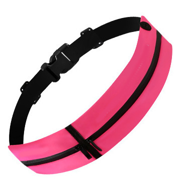 Running Belt Secure Jogging Pouch Waterproof with Reflective Stripe